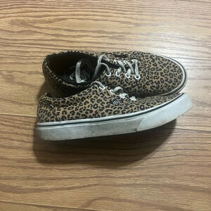 Vans Cheetah Print Skate Shoes 7.5